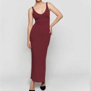 Reformation | Dresses | Reformation Tyra Knit Dress Chianti Large New |  Poshmark